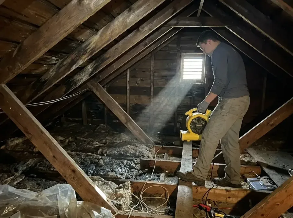 attic-water-damage-drying-proc-007 — frequently asked questions, Emergency Water Extraction & 24/7 Flood Response in Lewisvi…